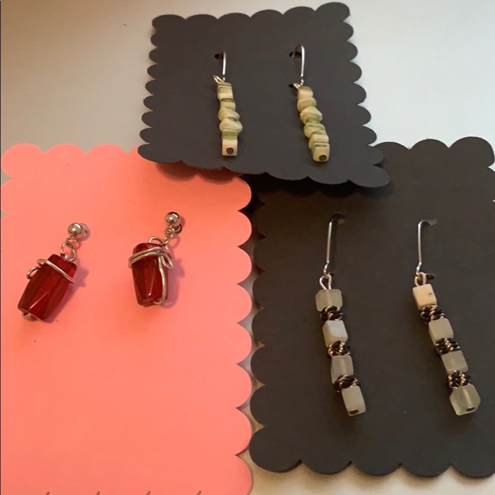 3 Pairs For 20. Bundle Of Three Sets Of Earrings - image 1